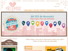 Tablet Screenshot of maesamigas.com.br
